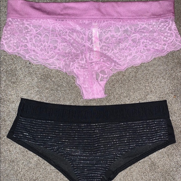 VS PINK Panties Bundle - Shortie, Cheeky, Thong - Picture 4 of 5